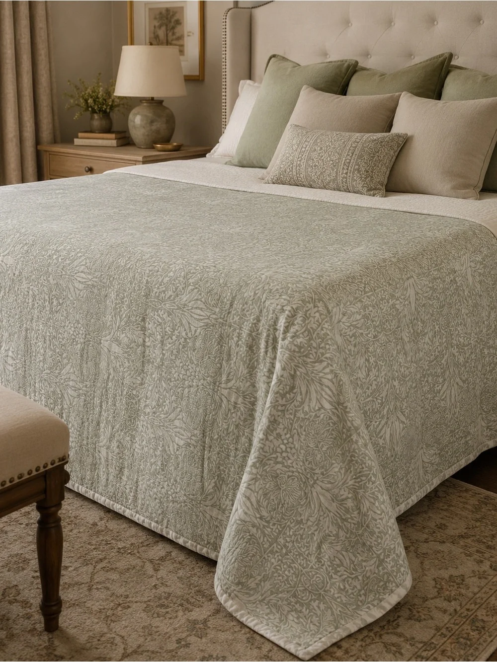 MORRIS & CO. Decorative Designer Topper Bedspread #0501263
